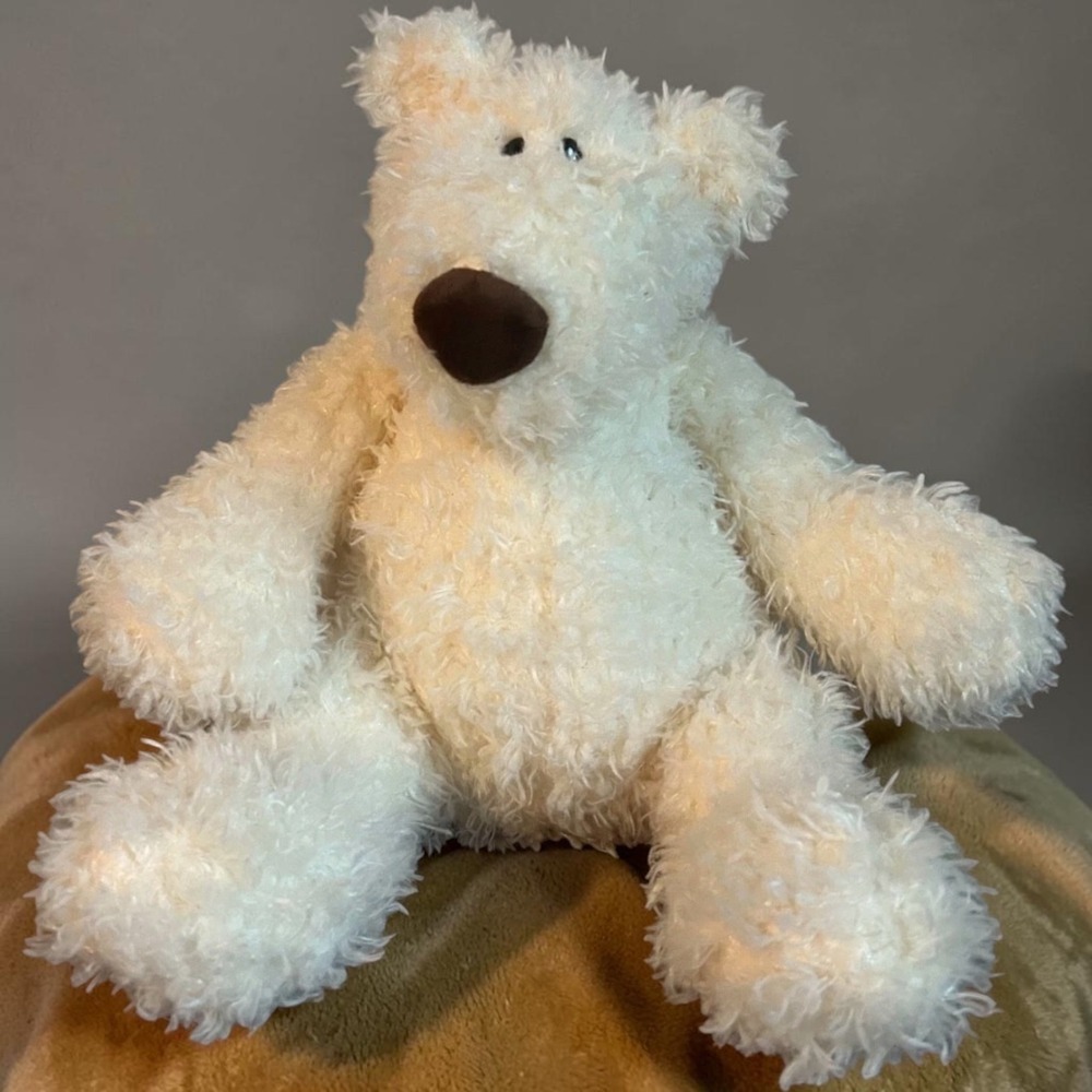 GUND Schlepp Cream Teddy Polar Bear Plush Shaggy Stuffed Animal 18" Tall